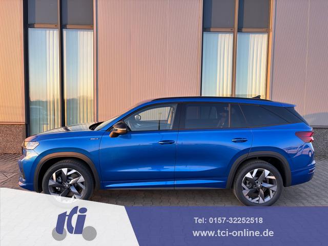Skoda Kodiaq - Sportline Angebot f. Menschen mit Behinderung 100%! 1.5 TSI iV PLUG-IN-HYBRID 204PS DSG, 19" Alu, NAVI 13", MATRIX-LED-Scheinwerfer, KESSY, Alarm, Parksensoren vorn/hinten, Rückfahrkamera, Tempomat, Elektr. Heckklappe + Fahrersitz, Sitzheizung, 3-Zonen
