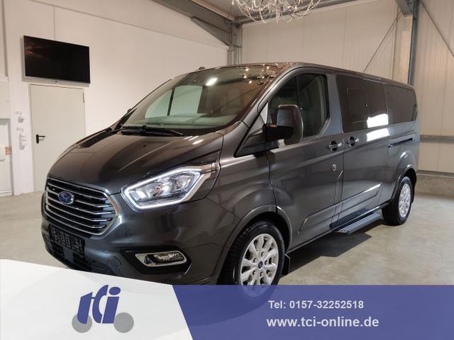 Ford Tourneo Custom - L2 Titanium 2.0 EcoBlue MHEV 150 PS-Navi-DAB-PDC-ACC-Spurhalteassistent-ToterWinkel-LED-17"Alu-Leder-8Sitze-Sofort