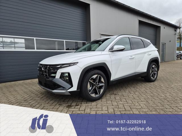 Hyundai TUCSON - Trend 1.6 T-GDI 160PS Automatik FACELIFT MY2025 4xKamera elektr. Heckklappe Teil-Leder Sitzheizung v+h Lenkradheizung ACC Klimaautomatik Navi Touchscreen DAB+ wireless Apple CarPlay + Android Auto PDC Matrix-LED-Scheinw.