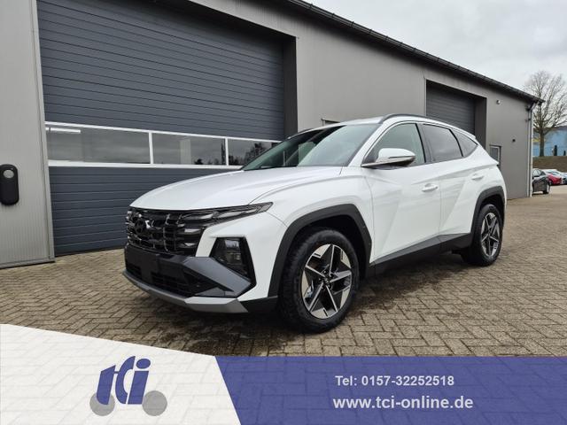 Hyundai TUCSON - Trend 1.6 T-GDI 160PS FACELIFT MY2025 elektr. Heckklappe Teil-Leder Sitzheizung v+h Lenkradheizung Klimaautomatik Navi Touchscreen DAB+ wireless Apple CarPlay + Android Auto PDC Rückf.-Kamera Matrix-LED-Scheinw.