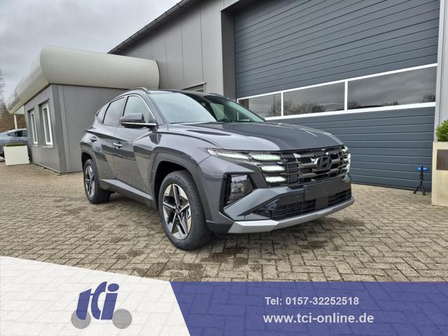Hyundai TUCSON - Trend 1.6 T-GDI 215PS AT HEV FACELIFT MY2025 elektr. Heckklappe Teil-Leder Sitzheizung v+h Lenkradheizung ACC Klimaautomatik Navi Touchscreen DAB+ wireless Apple CarPlay + Android Auto PDC Rückf.Kamera Matrix-LED-Scheinw.