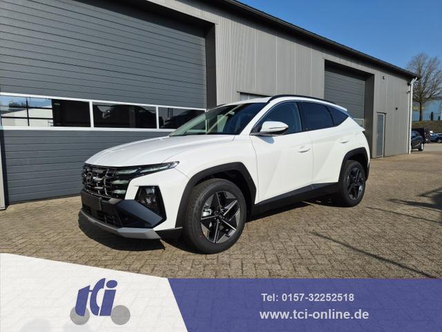 Hyundai TUCSON - Trend 1.6 T-GDI 160PS Automatik FACELIFT MY2025 elektr. Heckklappe Teil-Leder Sitzheizung v+h Lenkradheizung ACC Klimaautomatik Navi Touchscreen DAB+ wireless Apple CarPlay + Android Auto PDC Rückf.Kamera Matrix-LED-Scheinw.