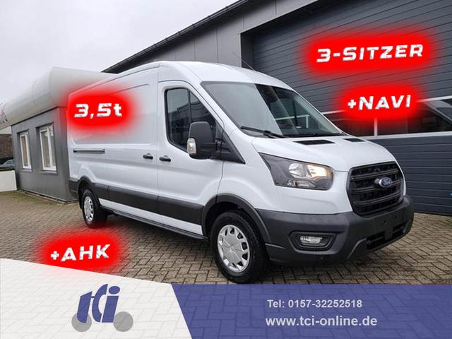 Ford Transit - L3H2 2.0 TDCi 130PS Trend 3,5t 3-Sitzer AHK Klima Navi Bluetooth DAB Frontscheibe beheizb. PDC v+h Rückf.Kamera Tempomat