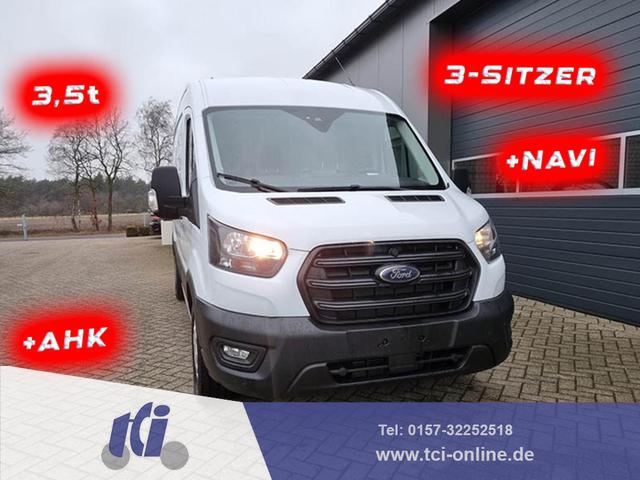 Ford Transit - L3H2 2.0 TDCi 130PS Trend 3,5t 3-Sitzer AHK Klima Navi Bluetooth DAB Frontscheibe beheizb. PDC v+h Rückf.Kamera Tempomat