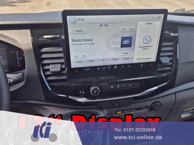 Ford Transit - L2H2 2.0 EcoBlue 165PS Trend Heckantrieb 3,5t 2-Sitzer AHK Sitzheizung Lenkradheizung Frontscheibe beheizb. Klimaautomatik PDC v+h Rückf.Kamera Bluetooth DAB Apple CarPlay Android Auto Tempomat Ganzj.Reifen