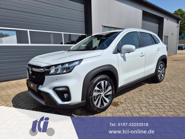 Suzuki S-Cross - Comfort+ 129PS MHEV 4x4 ALLGRIP 1.4 Boosterjet Teil-Leder Navi Klimaautomatik Sitzheizung ACC PDC v+h 4x Kamera Suzuki-Radio Apple CarPlay Android Auto Touchscreen 2xKeyless 17-LM