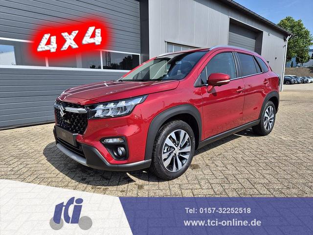 Suzuki S-Cross - Comfort+ 129PS MHEV 4x4 ALLGRIP 1.4 Boosterjet Teilleder Navi Klimaautomatik Sitzheizung ACC PDC v+h 4x Kamera Suzuki-Radio Apple CarPlay Android Auto Touchscreen 2xKeyless 17-LM