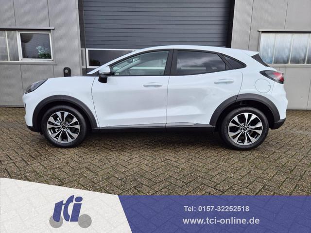 Ford Puma - Titanium 1.0 EcoBoost Hybrid 125PS Automatik Klimaautomatik Sitzheizung Lenkradheizung Frontscheibe beheizb. LED-Scheinwerfer Ford-Navi SYNC4 Bluetooth Apple CarPlay Android Auto PDC 17-LM