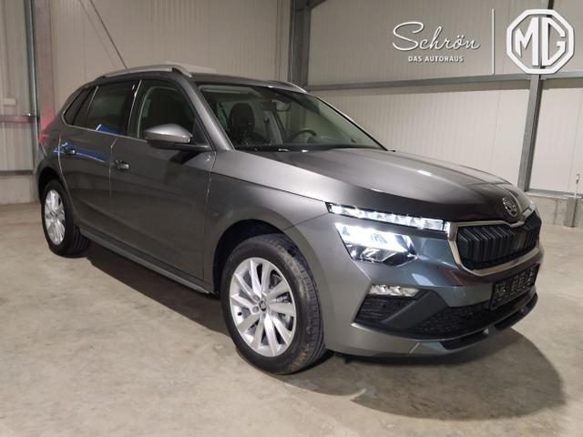 Skoda Kamiq - 130 Jahre Premium Edition 1.5 TSI 150 PS DSG Anhängerkupplung-AppleCarPlay-AndroidAuto-Winterpaket-Alcantara-DAB-Tempomat-Totwinkelassist-Kamera-SunSet-el.Heckklappe-17''Alu-Sofort