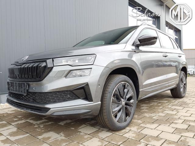 Skoda Karoq - Sportline 1,5 TSI 150 PS DSG Navi-Anhängerkupplung-LED-Matrix-AppleCarPlay-Android-Auto-ACC-Kessy-2-Zonen-Klimaautomatik-18''Alu-Sofort