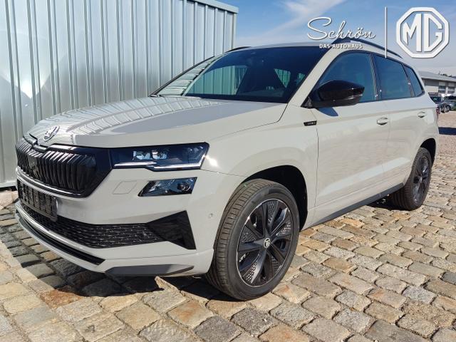 Skoda Karoq - Sportline 1,5 TSI 150 PS DSG Navi-4x Sitzheizung-Canton Sound-Anhängerkupplung-LED-Matrix-AppleCarPlay-Android-Auto-ACC-Kessy-2-Zonen-Klimaautomatik-18''Alu-Sofort