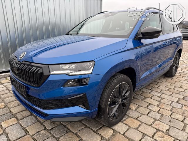 Skoda Karoq - Sportline 1,5 TSI 150 PS DSG Navi-4x Sitzheizung-Canton Sound-Anhängerkupplung-LED-Matrix-AppleCarPlay-Android-Auto-ACC-Kessy-2-Zonen-Klimaautomatik-18''Alu-Sofort