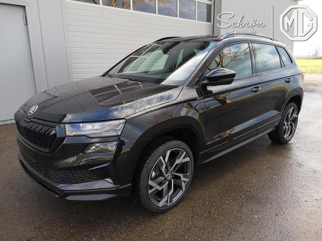 Skoda Karoq - Sportline 2.0TDI DSG AHK Matrix Leder 19 Zoll