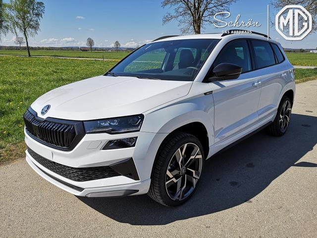 Skoda Karoq - Sportline 2.0TDI DSG 4x4 AHK Matrix Pano Sound Leder 19 Zoll