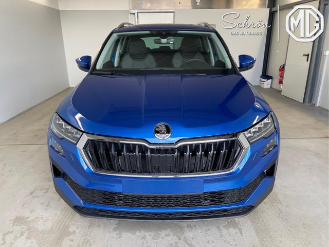 Skoda / Karoq / Blau / / / 150PS TSI DSG Navi+ACC+AHK+Kessy+Kamera+Sitzheiz+eHeck+GV5