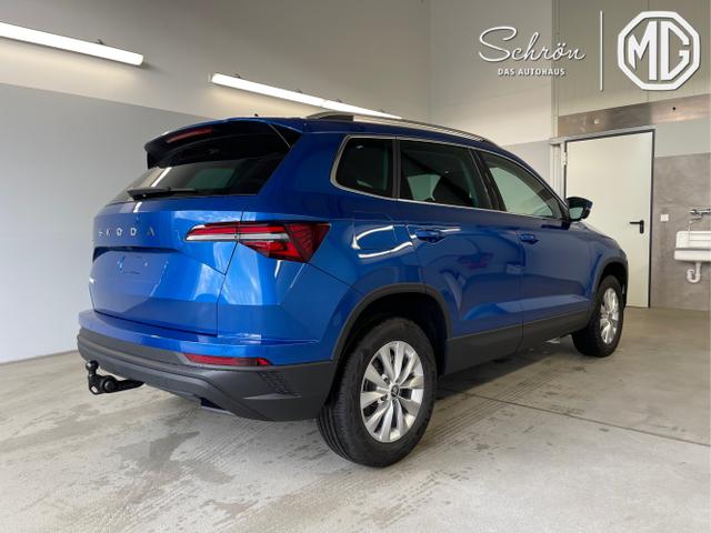 Skoda / Karoq / Blau / / / 150PS TSI DSG Navi+ACC+AHK+Kessy+Kamera+Sitzheiz+eHeck+GV5