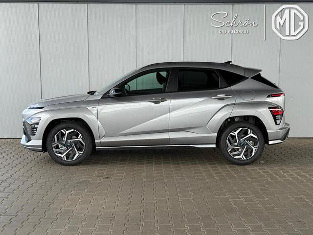 Hyundai KONA N-Line 1.6 T-GDI 2WD DCT / NAVI 4x SHZ + Lenkradheizung PDC V&H Kamera LED Keyless Alu 18" 