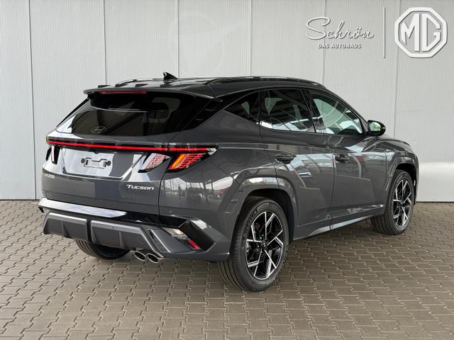 Hyundai TUCSON N-Line 1.6 T-GDI / E-Klappe PDC V&H + Kamera Keyless 3-Zonen Klimaaut. LED Navi Alu 19" Sonderpreis mit leichter Delle! 