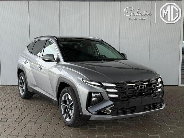 Hyundai TUCSON E-Motion 1.6 T-GDI 2WD 48V DCT / Panoramadach ACC Sitz + Lenkradheizung LED Navi PDC V&H Kamera Alu 18" 