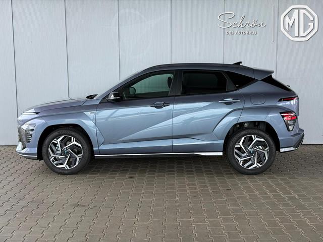 Hyundai KONA N-Line 1.6 T-GDI 2WD DCT / NAVI 4x SHZ + Lenkradheizung PDC V&H Kamera LED Keyless Alu 18" 