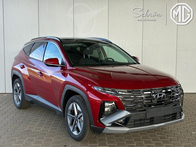 Hyundai TUCSON E-Motion 1.6 T-GDI 2WD 48V DCT / Panoramadach ACC Sitz + Lenkradheizung LED Navi PDC V&H Kamera Alu 18" 