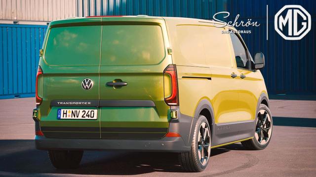 Volkswagen T7 Kastenwagen kurz e-Transporter BEV 1-Gang Automatik 210 kW, Klimaautomatik für 1 Zone, Außenspiegel elektr. klappbar, Ladekabel 5 m Mode 3 Typ 2 31 A mit Tasche 