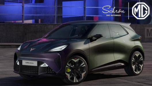 Cupra Raval - VZ EXTREME Vollelektrisch 166 kW (226 PS) Batterie netto 52 kW, 19 Zoll Leichtmetallfelgen Sulfur, R&uuml;ckkamera, LED, PDC v+h, Navigationssystem, induktive Telefon Ladestation,Winterpaket,elektr. Sitze, Green Matt Metallic