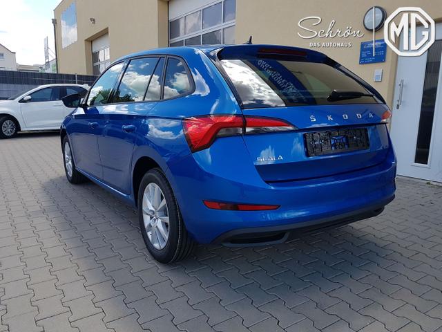 Skoda / Scala / Blau / Ambition / / Handschalter, Beispielbilder, ggf. teilweise mit Sonderausstattung