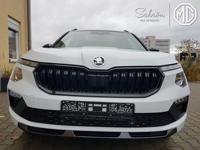 Skoda / Kamiq / Weiß / Monte Carlo AHK / / , Beispielbilder, ggf. teilweise mit Sonderausstattung