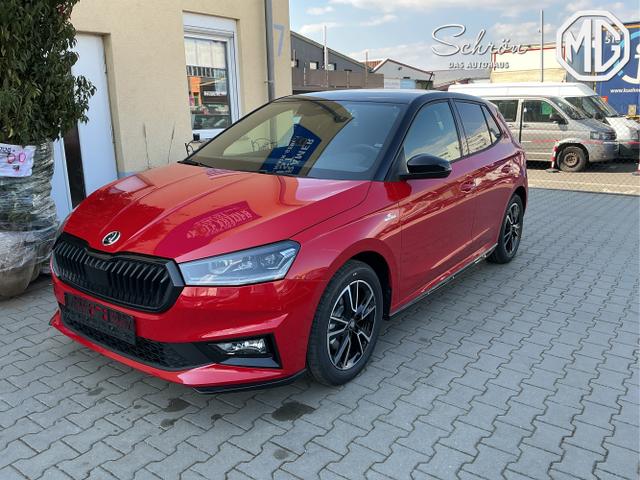 Skoda Fabia - Monte Carlo 5J. Garantie ACC Beheizbare WS Doppelter Kofferraumboden Klimaauto 16 Zoll LM Bi-LED Kamera Kessy