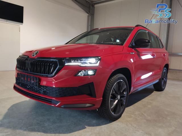 Skoda Karoq - Sportline 2.0 TSI 190 PS 4x4 DSG Navi-Anh&auml;ngerkupplung-Garantie-LED-Matrix-AppleCarPlay-2x PDC-Kamera-Android-Auto-ACC-Kessy-2-Zonen-Klimaautomatik-18''Alu-Sofort