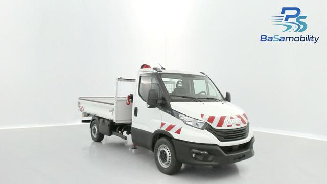Iveco - 35S14H 3750 2.3 136ch Benne Alu JPM + Grue PK 2900
