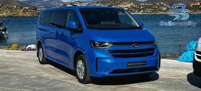 Volkswagen T7 Transporter Kombi - VW lang 6 Sitze 2.0 TDI 81 kW Gang Klimaautomatik mit Bedienteil im FHGR, dunkel eingef&auml;rbte Scheiben, 70 L Tank, 3-3-0,