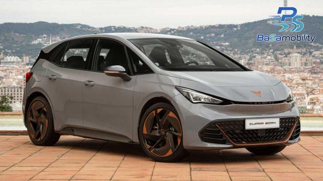 Cupra Born - Endurance 140 kW Batterie 56 kW, Sportschalensitze in Stoffdesign Seaqualmit Sitzbez&uuml;gen "Enceladus Grey" elektrisch einstellbar mit Massage Funktion und Memory f&uuml;r Fahrersitz, Vordersitzebeheizbar einzeln regulierbar, Lendenwirbelst&uuml;tzenn pneumat.