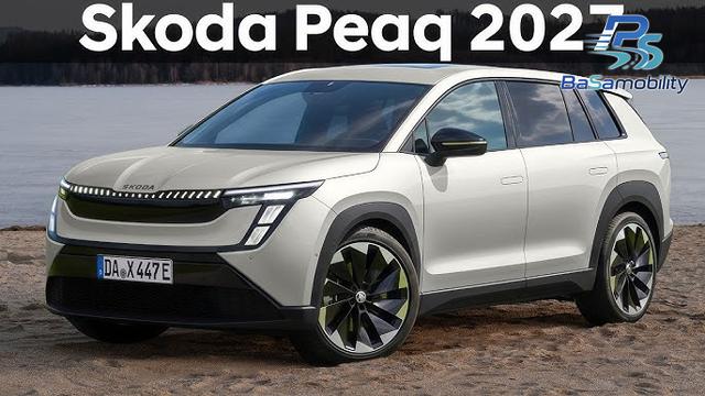 Skoda Peaq - Sportline 60 150 kW Batterie 63 kW, 7 Sitze, Metallfarbe, Advanced Paket, LED.-MATRIX , Dynam.Blinkleuchten, Intellg.Park Assist, Head-up Display, 360&deg; Kamera, Easy Open & Close Heckklappe, Sun Set,Navigationssystem, Sitzheizung, Sporpedale,