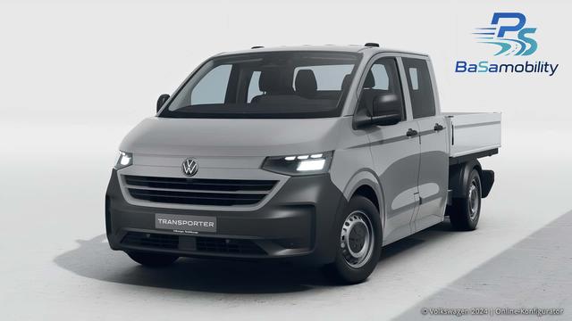 Volkswagen Transporter Pritsche - T7 Doka langer Radstand 2,0 TDI 81 kW 6 Gang, Sitze, Klimaanlage, R&uuml;ckkamera, Pritschenaufbau Aluminium, PDC vorne und hinten, Radioanlage, App Connect Wireless, GRA, Asistenzsysteme, 70 L Tank