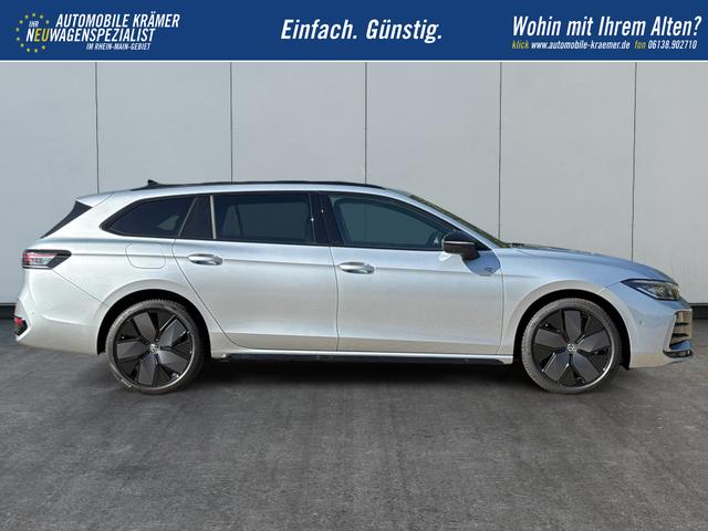Volkswagen / Passat Variant / Silber / / / LEDER+PANO+AHK+MATRIX+eHK+360 KAM+NAVI+HUD, Beispielbilder, ggf. teilweise mit Sonderausstattung