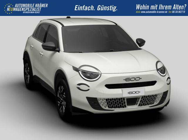 Fiat 600 RED 11kW-OBC CarPlay W&auml;rmepumpe PDC LED DigC 