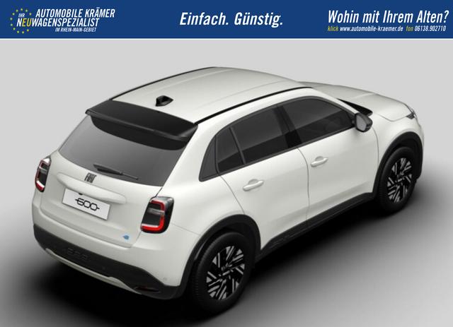 Fiat 600 RED 11kW-OBC CarPlay W&auml;rmepumpe PDC LED DigC 