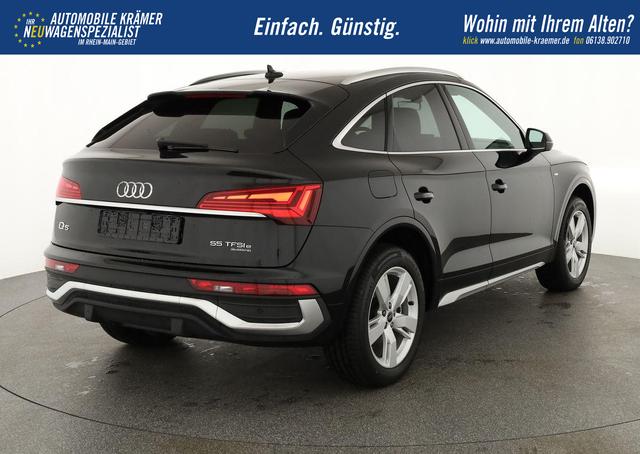Audi Q5 Sportback 55 TFSI e quattro S line TFSIe S-LINE, AHK, 19-Zoll, Teilleder 