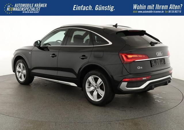 Audi Q5 Sportback 55 TFSI e quattro S line TFSIe S-LINE, AHK, 19-Zoll, Teilleder 