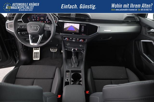 Audi Q3 Sportback 40 TDI quattro S line qu S-LINE, AHK, 19-Zoll, Optik schwarz, Navi, Kamera, el. Klappe, 4-J. Garantie 