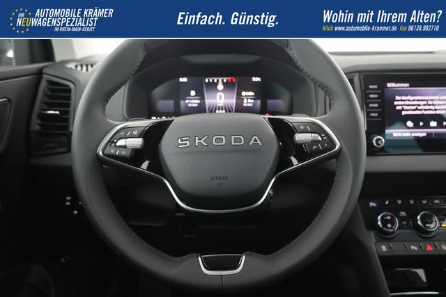 Skoda Karoq 1.5 TSI DSG 130 Jahre, AHK, el. Klappe, Kamera, Ladeboden, Winter 