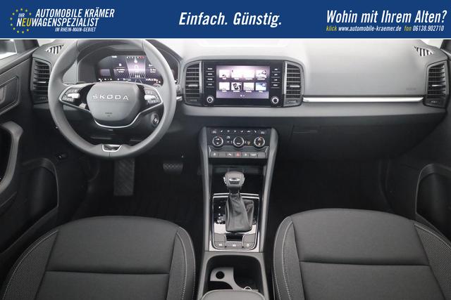 Skoda Karoq 1.5 TSI DSG 130 Jahre, AHK, el. Klappe, Kamera, Ladeboden, Winter 