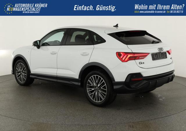 Audi Q3 Sportback 40 TDI quattro S line qu S-LINE, AHK, 19-Zoll, Optik schwarz, Navi, Kamera, el. Klappe 