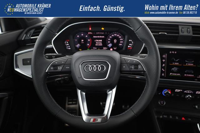 Audi Q3 Sportback 40 TDI quattro S line qu S-LINE, AHK, 19-Zoll, Optik schwarz, Navi, Kamera, el. Klappe 
