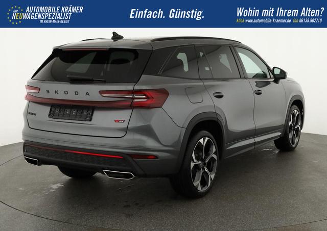 Skoda Kodiaq 2.0 TSI 195 kW 4x4 RS DSG 4x4, 7-Sitzer, Pano, AHK, Canton, HuD, 5-J Garantie 