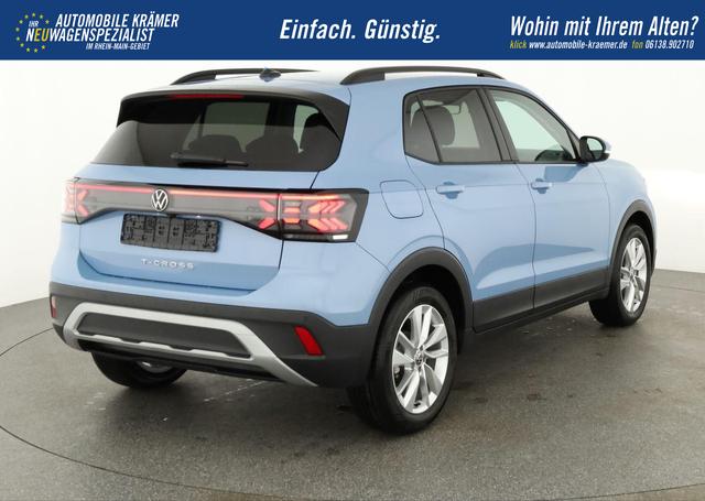 Volkswagen T-Cross 1.0 TSI 85 kW Life DSG Life, AHK, IQ.Light, Kamera, ACC, Side, Winter, 17-Zoll 
