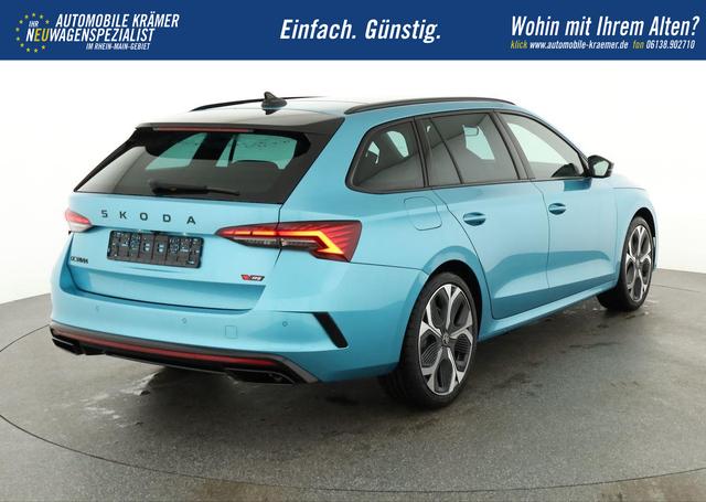 Skoda Octavia Combi RS 2.0 TSI DSG, Sonderlackierung, AHK, Pano,19 Zoll, Canton, el. Klappe, Navi, Matrix, sofort 