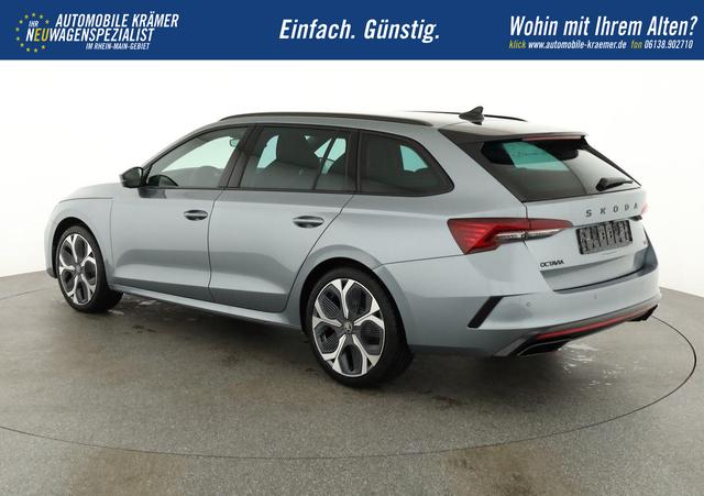 Skoda Octavia Combi RS 2.0 TSI DSG, Sonderlackierung, AHK, 19 Zoll, Canton, el. Klappe, Navi, Matrix, sofort 
